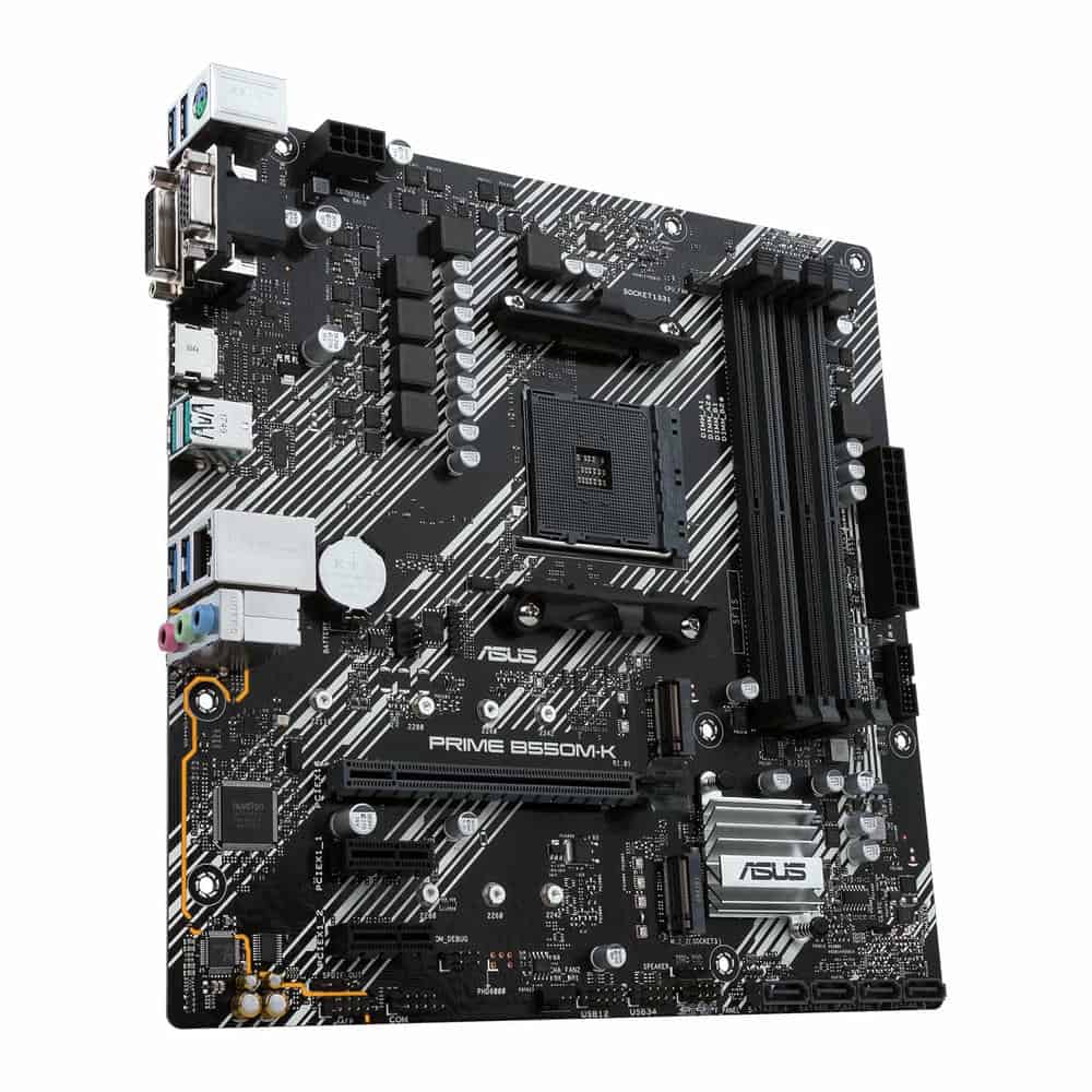 (image for) ASUS AMD B550 PRIME B550M-K AM4 DDR4 micro-ATX Motherboard